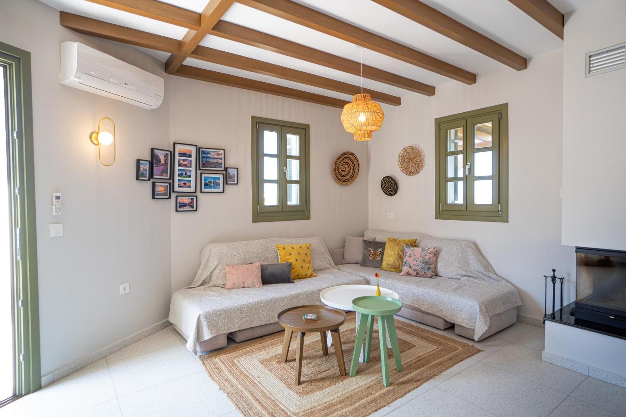 Villa Rosa - Luxury Villas With Panoramic Views Lagoudi Zia Eksteriør billede