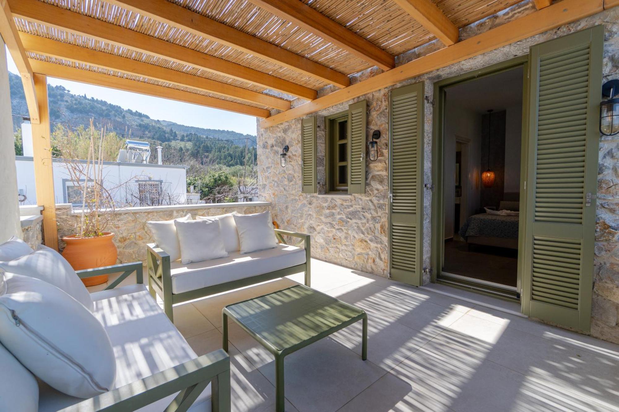 Villa Rosa - Luxury Villas With Panoramic Views Lagoudi Zia Eksteriør billede