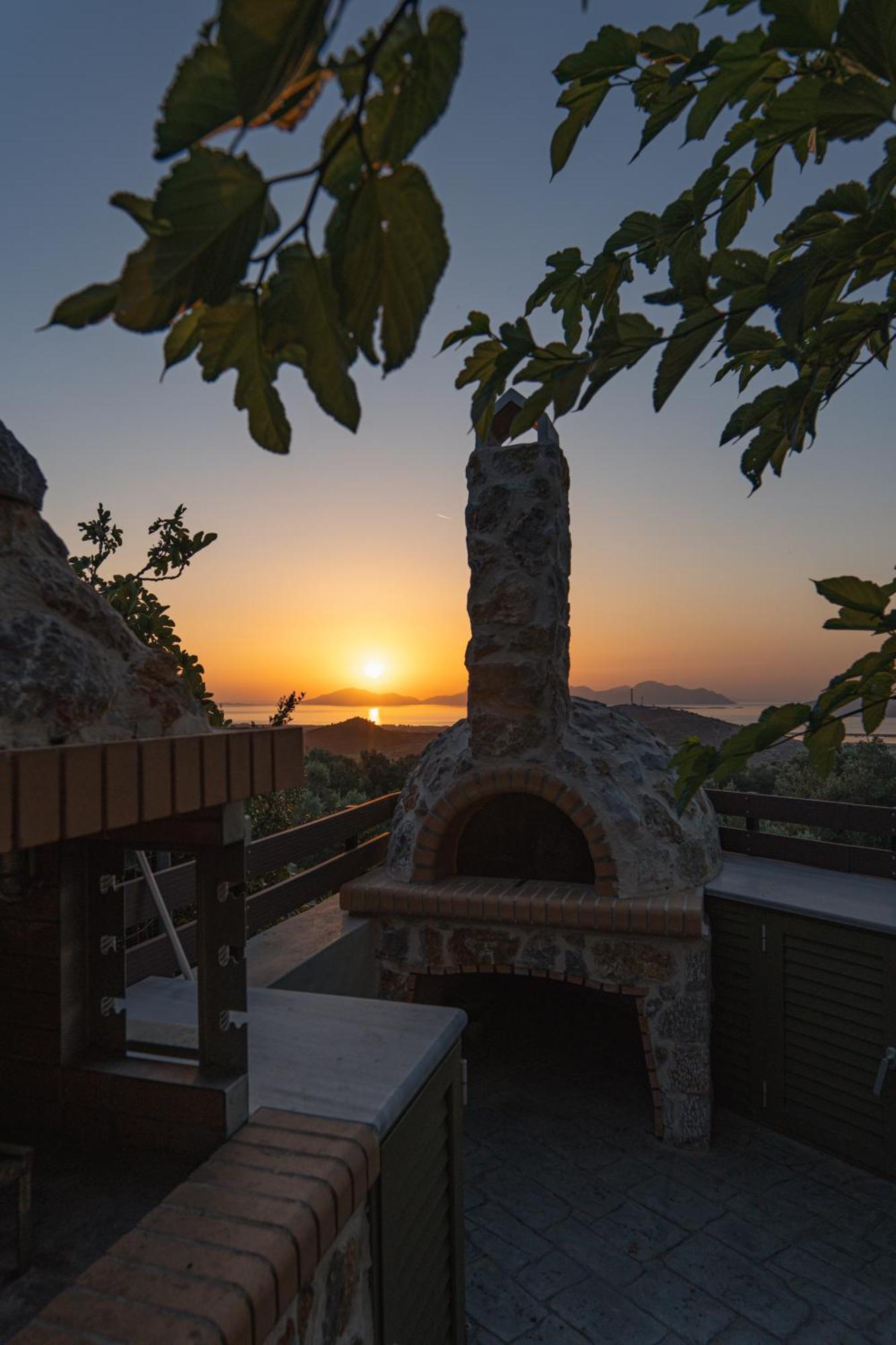 Villa Rosa - Luxury Villas With Panoramic Views Lagoudi Zia Eksteriør billede
