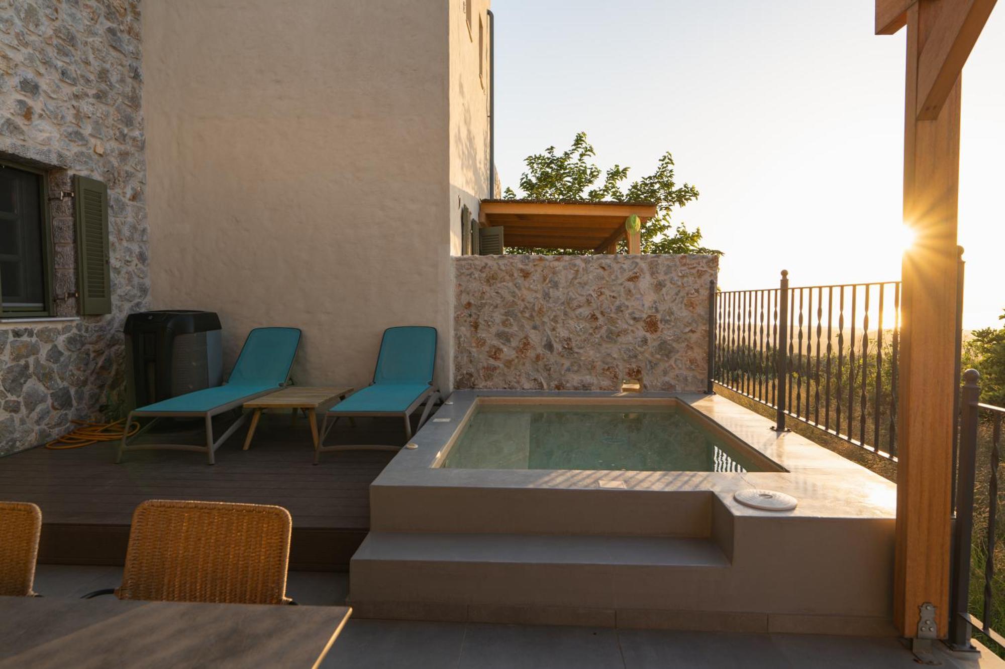 Villa Rosa - Luxury Villas With Panoramic Views Lagoudi Zia Eksteriør billede