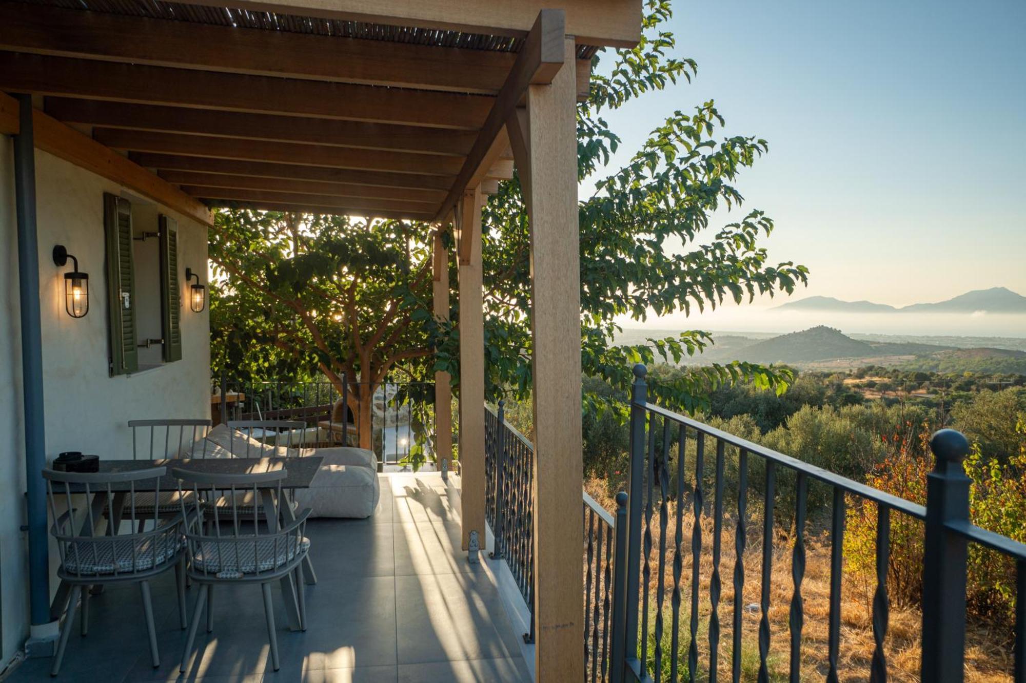 Villa Rosa - Luxury Villas With Panoramic Views Lagoudi Zia Eksteriør billede