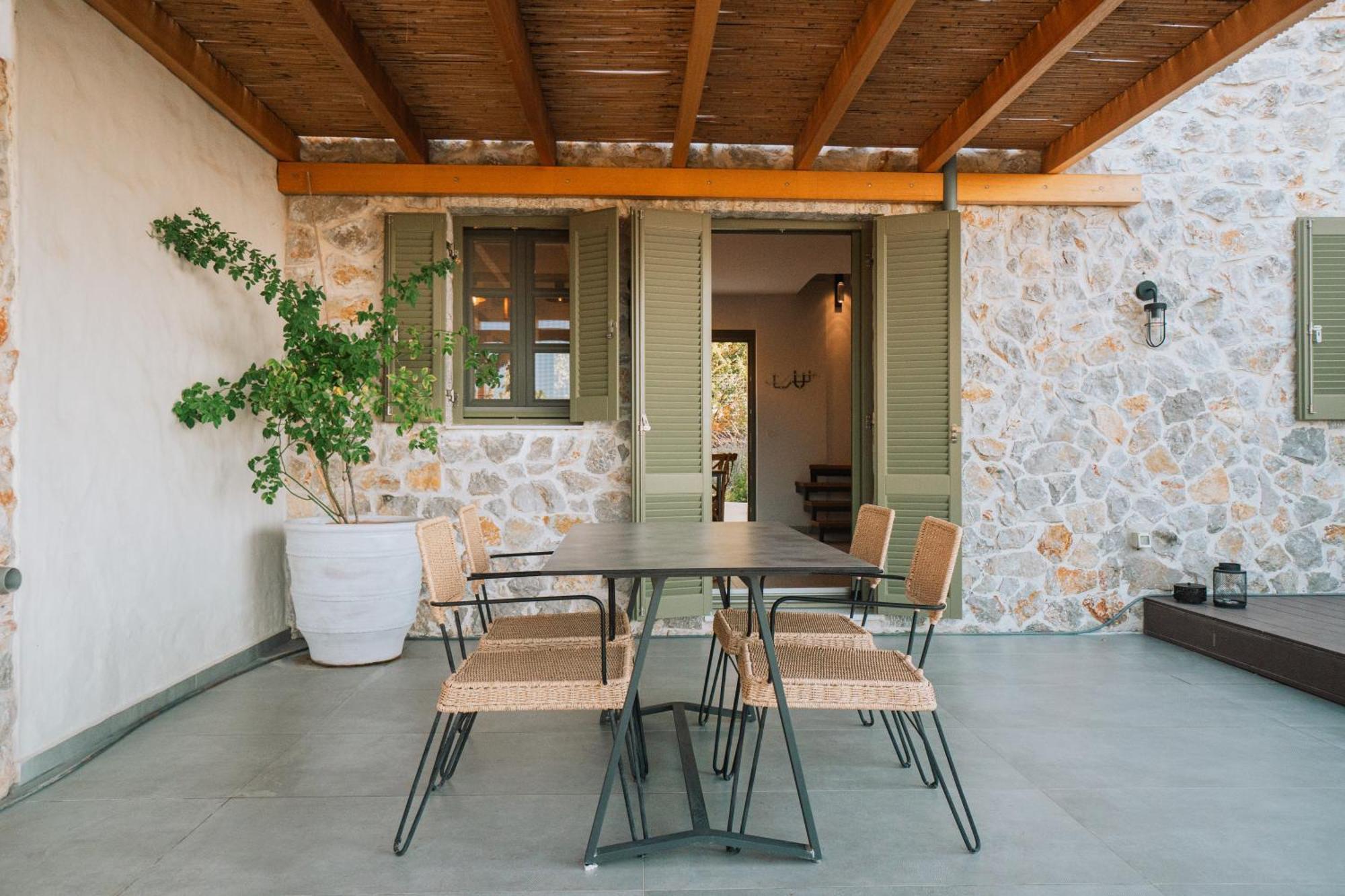Villa Rosa - Luxury Villas With Panoramic Views Lagoudi Zia Eksteriør billede
