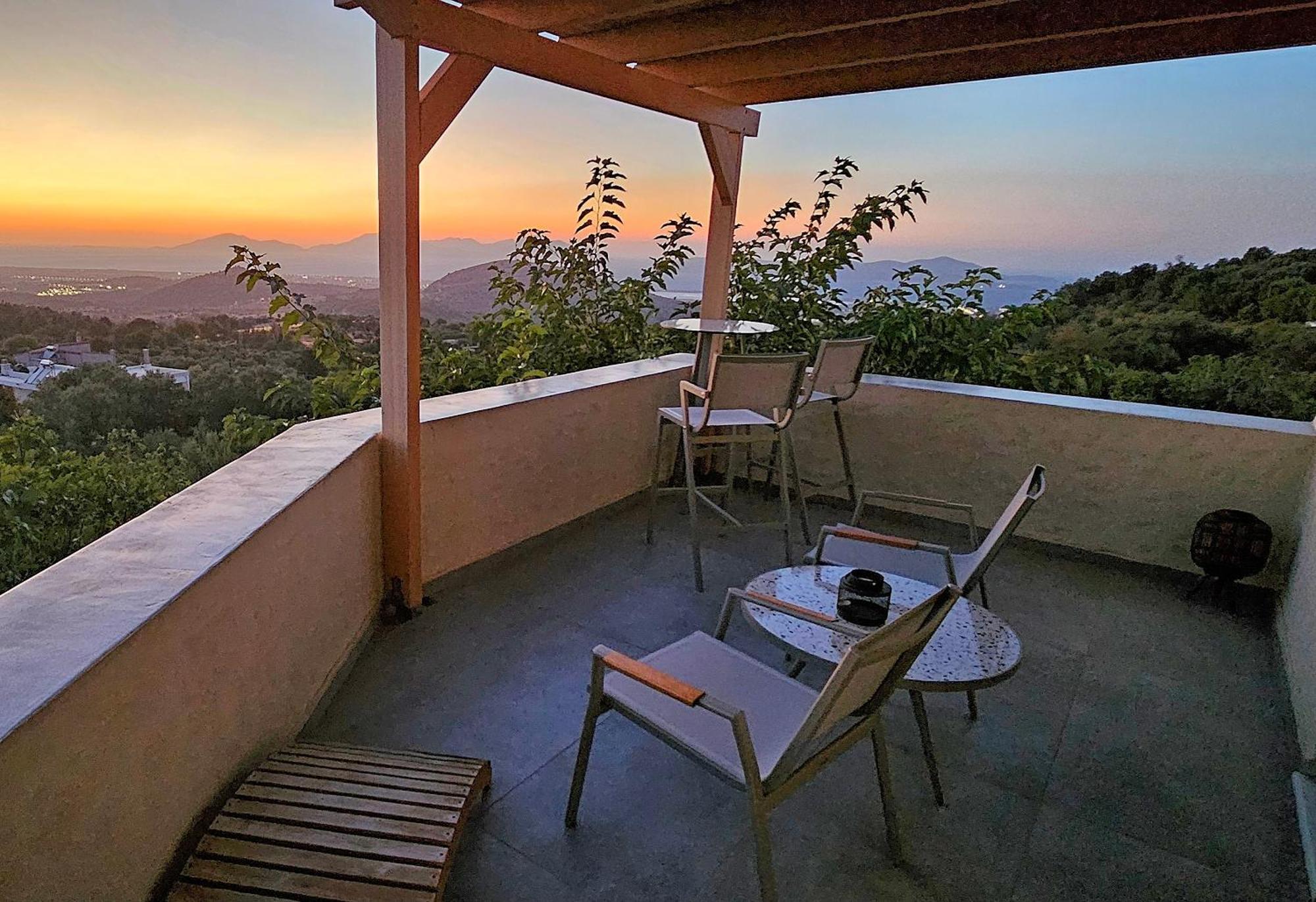 Villa Rosa - Luxury Villas With Panoramic Views Lagoudi Zia Eksteriør billede